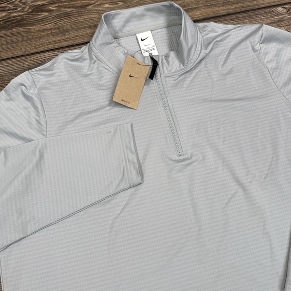 Nike Other - Nike Mens Dri Fit Victory‎ Gray 1/2 Zip Golf Pullover FD5837-077 Size 3XL NEW